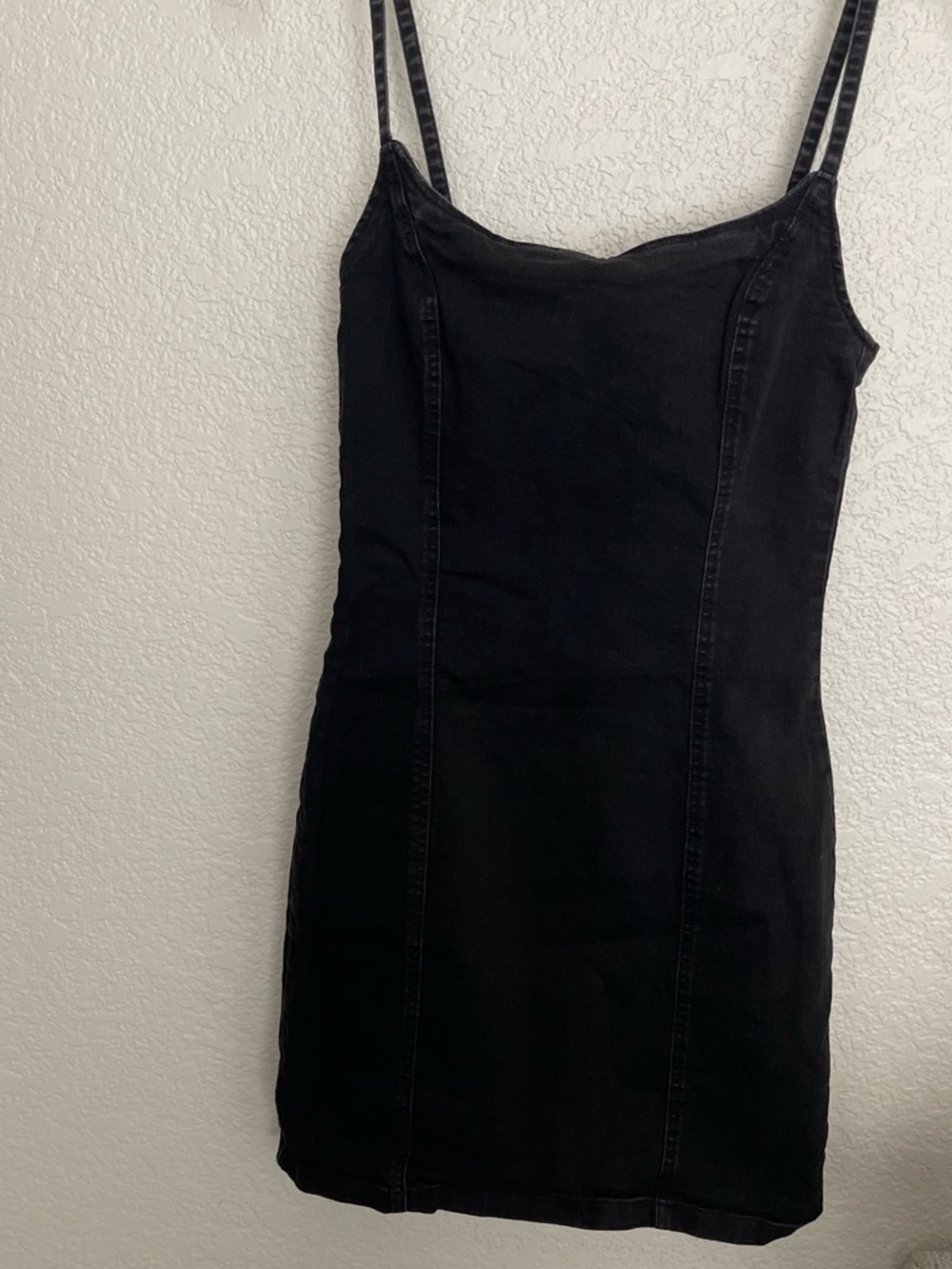H&M Black Mini Dress with Thin Straps